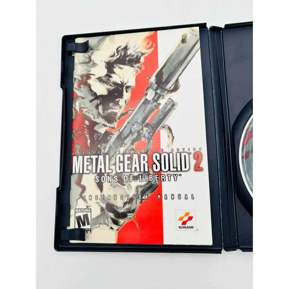 Metal Gear Solid 2 Sons Of Liberty Sony Playstation 2 PS2 Tested Works VG CIB